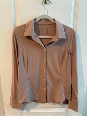 RHONE Dusty Rose Dress Shirt, Size M